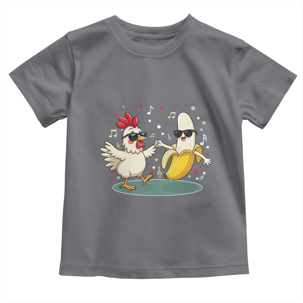 Funny Banana Chicken Dance Toddler T Shirt Chaos Dance Meme Graphic
