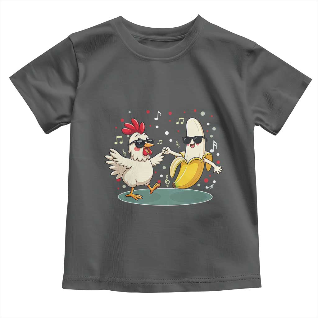 Funny Banana Chicken Dance Toddler T Shirt Chaos Dance Meme Graphic