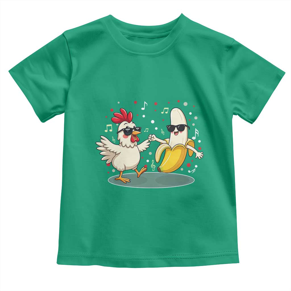 Funny Banana Chicken Dance Toddler T Shirt Chaos Dance Meme Graphic