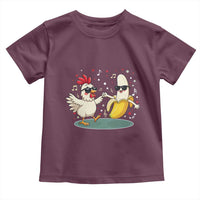 Funny Banana Chicken Dance Toddler T Shirt Chaos Dance Meme Graphic