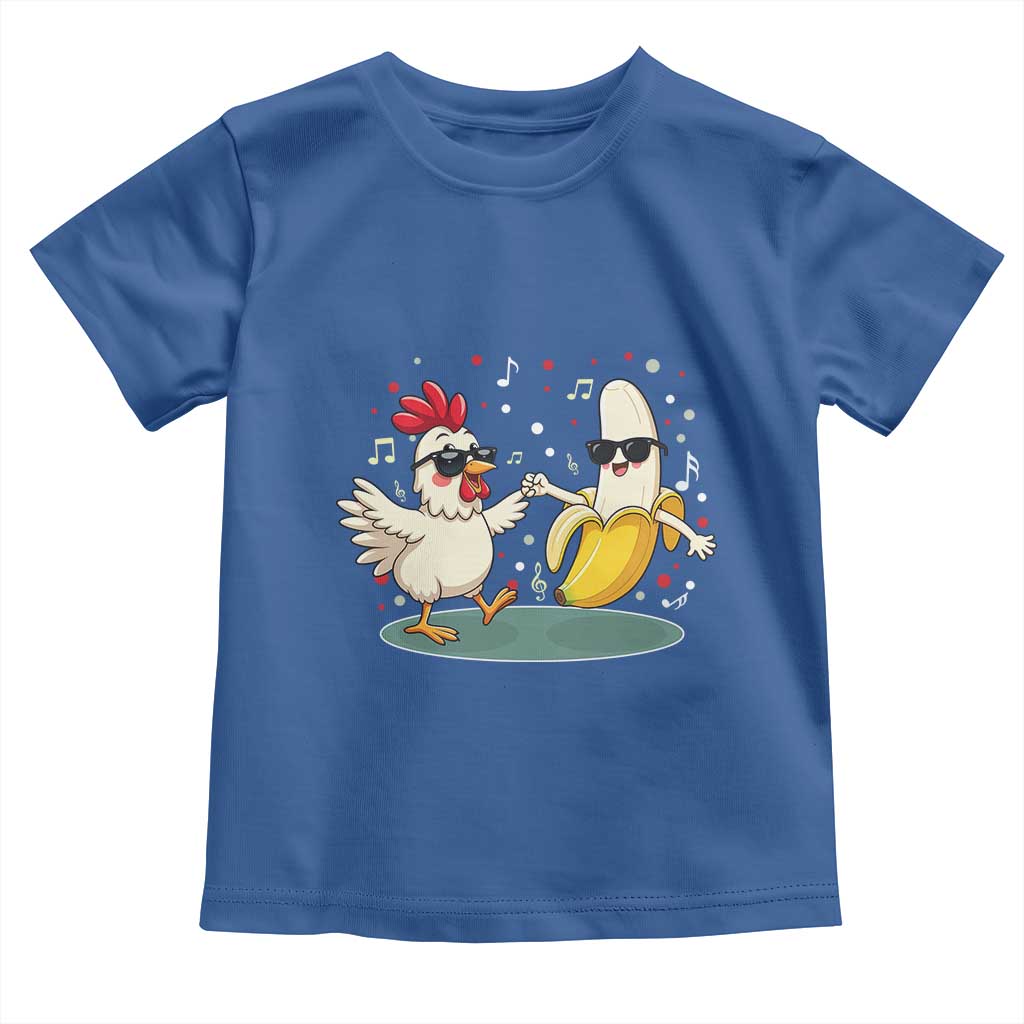 Funny Banana Chicken Dance Toddler T Shirt Chaos Dance Meme Graphic