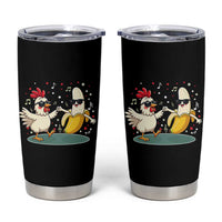 Funny Banana Chicken Dance Tumbler Cup Chaos Dance Meme Graphic