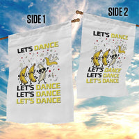 Funny Dancing Banana Garden Flag Lets Dance Silly Meme Graphic