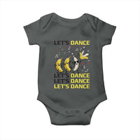 Funny Dancing Banana Baby Onesie Lets Dance Silly Meme Graphic