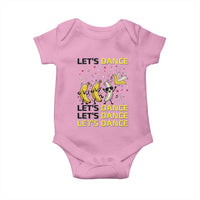 Funny Dancing Banana Baby Onesie Lets Dance Silly Meme Graphic