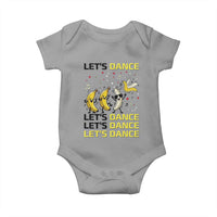 Funny Dancing Banana Baby Onesie Lets Dance Silly Meme Graphic