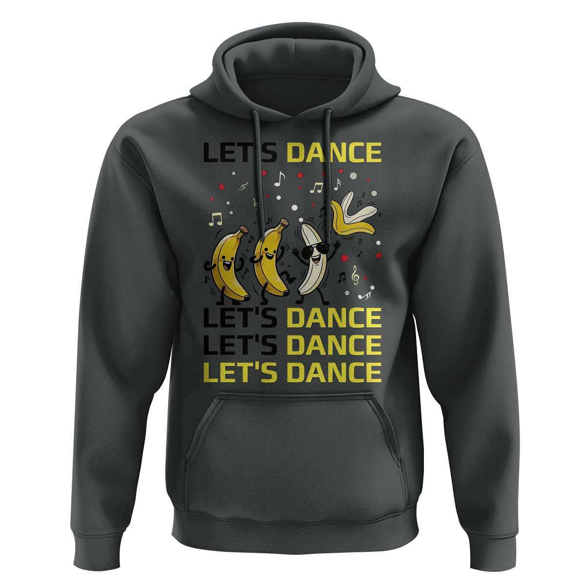 Funny Dancing Banana Hoodie Lets Dance Silly Meme Graphic