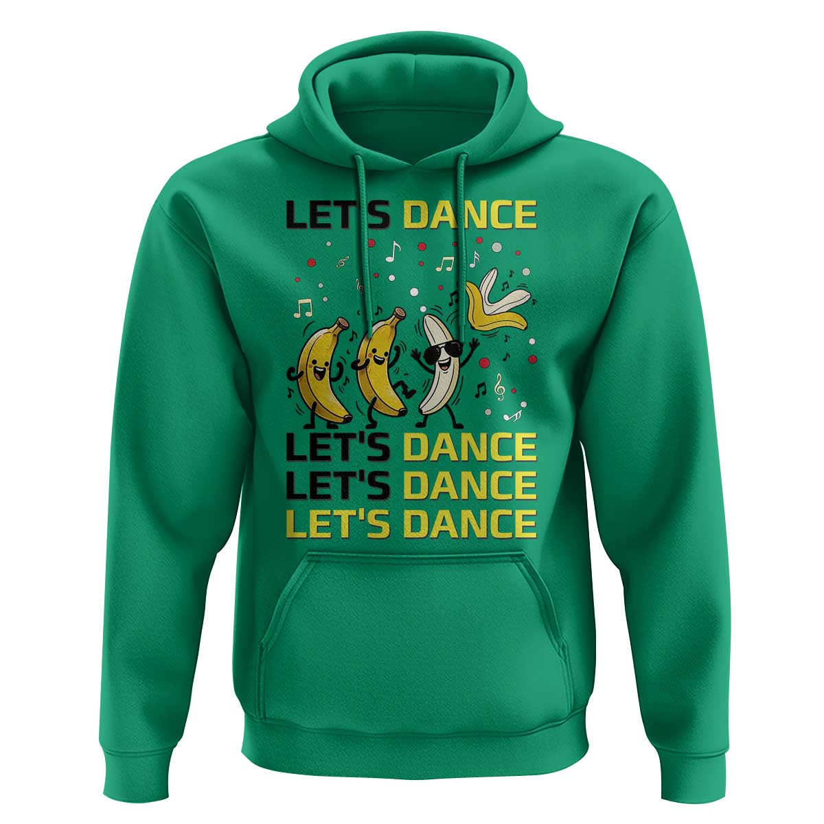 Funny Dancing Banana Hoodie Lets Dance Silly Meme Graphic