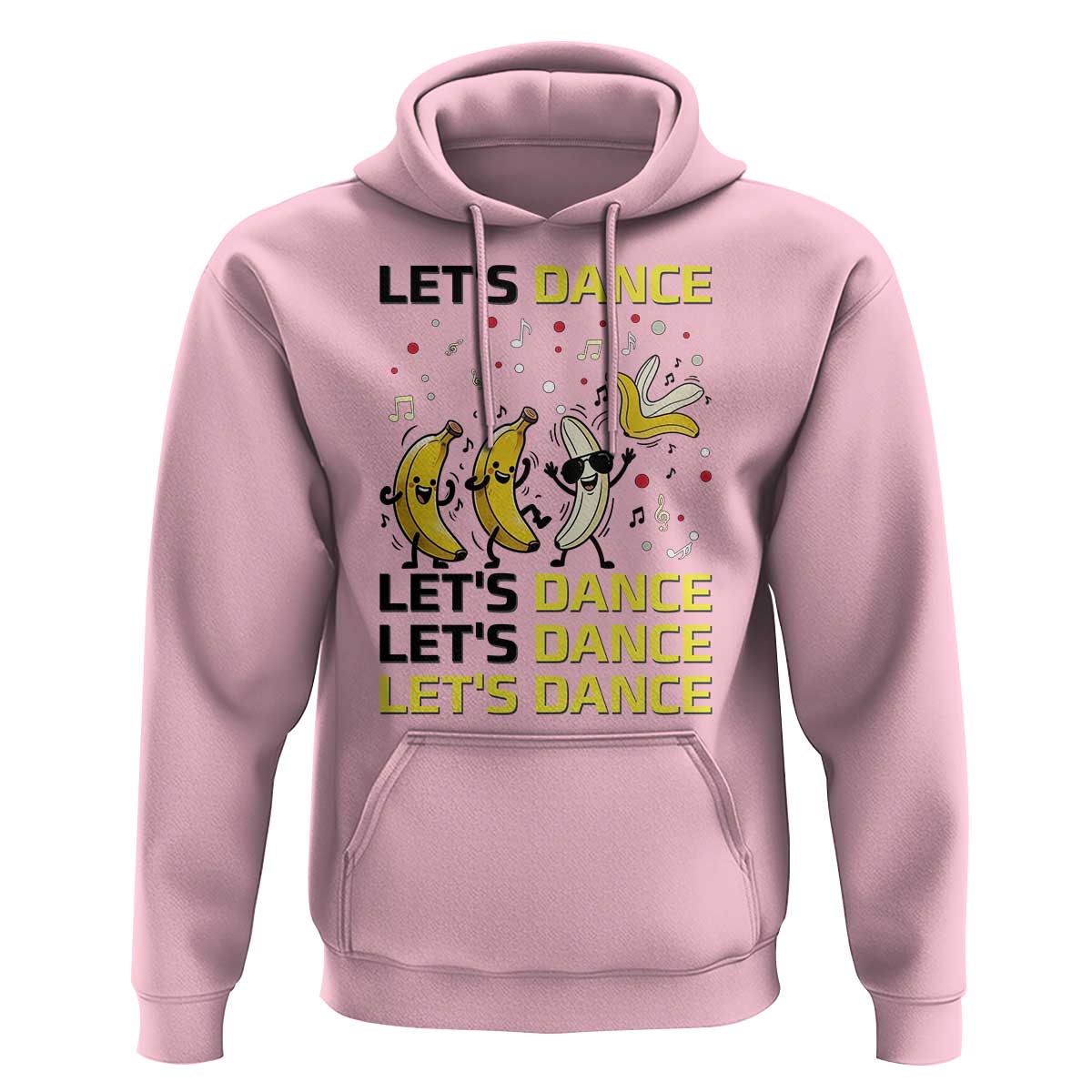 Funny Dancing Banana Hoodie Lets Dance Silly Meme Graphic