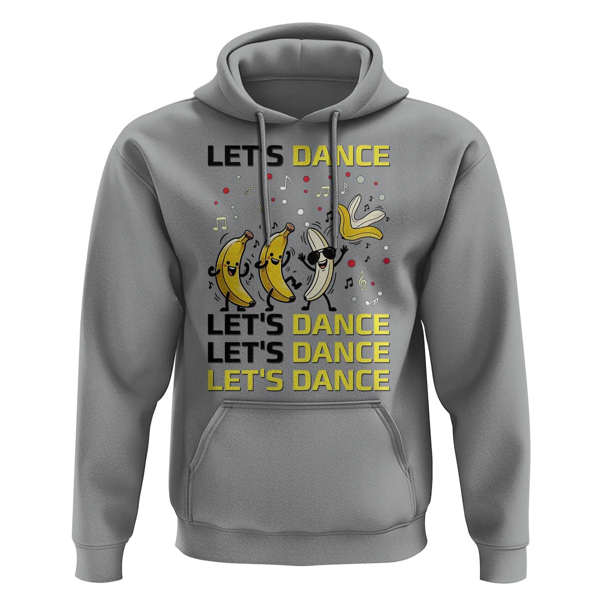 Funny Dancing Banana Hoodie Lets Dance Silly Meme Graphic