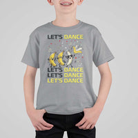 Funny Dancing Banana T Shirt For Kid Lets Dance Silly Meme Graphic