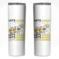 Funny Dancing Banana Skinny Tumbler Lets Dance Silly Meme Graphic