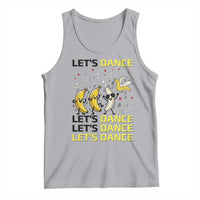 Funny Dancing Banana Tank Top Lets Dance Silly Meme Graphic