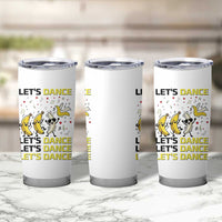 Funny Dancing Banana Tumbler Cup Lets Dance Silly Meme Graphic