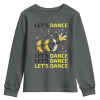 Funny Dancing Banana Youth Sweatshirt Lets Dance Silly Meme Graphic