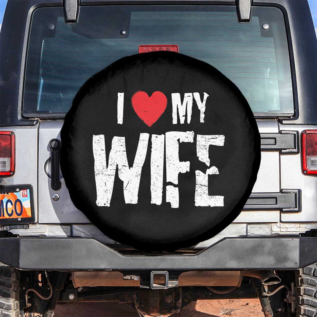 Funny Husband Gift Spare Tire Cover I Love My Wife