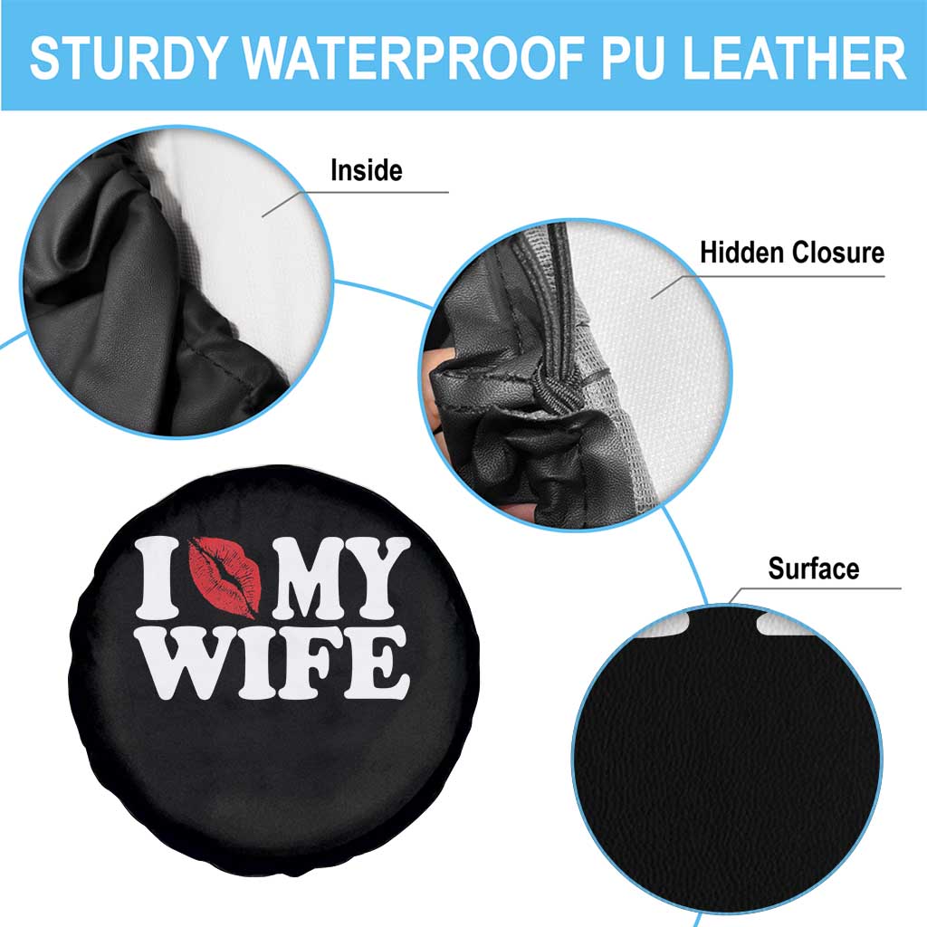 Funny Marriage Gift Spare Tire Cover I Love My Wife