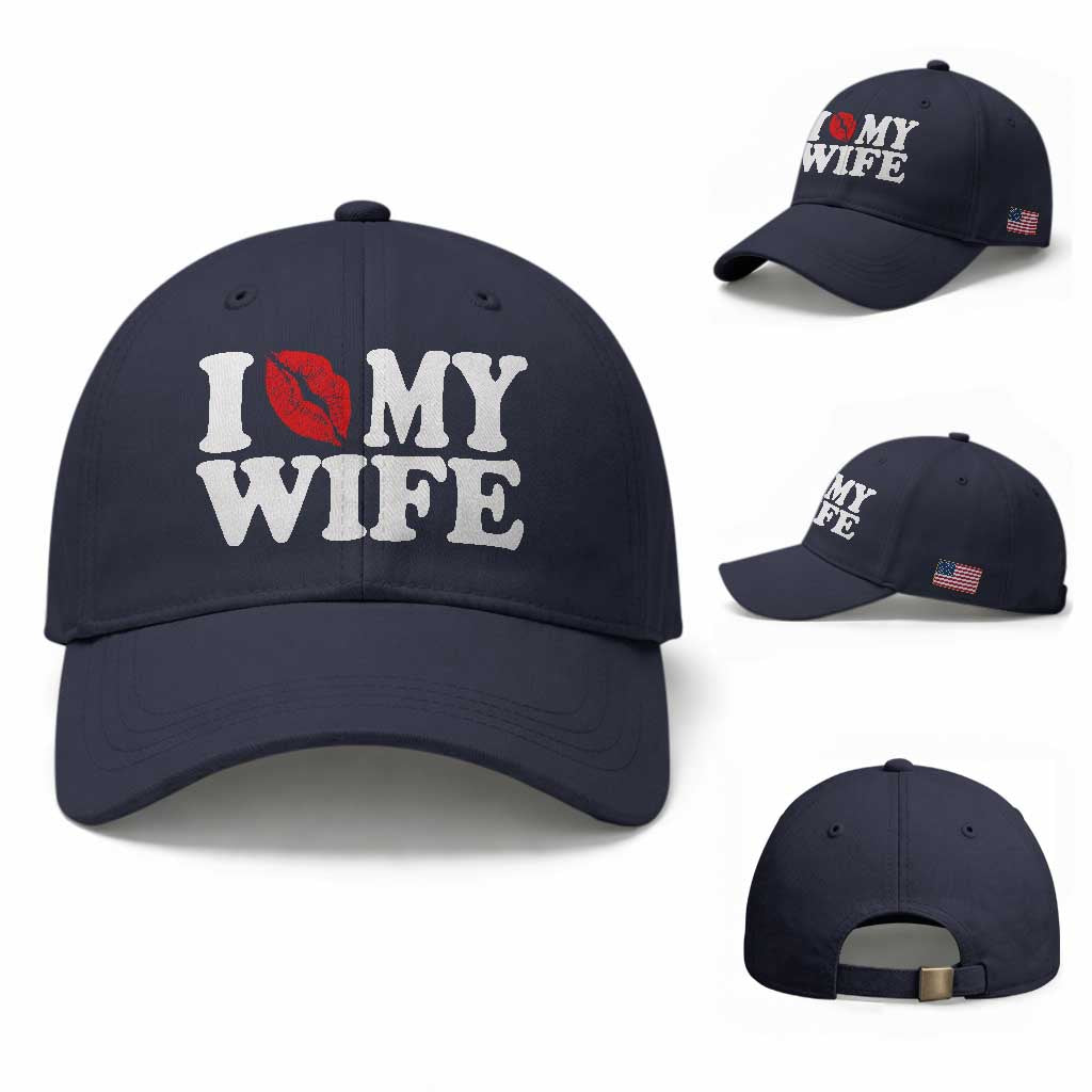 Funny Marriage Gift Baseball Cap I Love My Wife