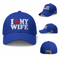 Funny Marriage Gift Baseball Cap I Love My Wife