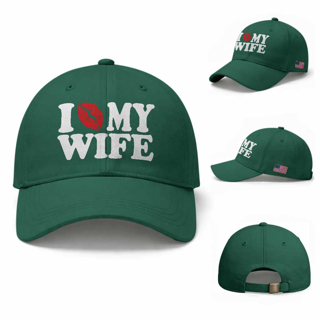 Funny Marriage Gift Baseball Cap I Love My Wife