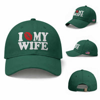 Funny Marriage Gift Baseball Cap I Love My Wife