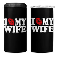 Funny Marriage Gift 4 in 1 Can Cooler Tumbler I Love My Wife