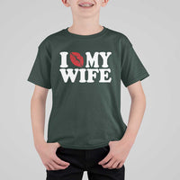 Funny Marriage Gift T Shirt For Kid I Love My Wife