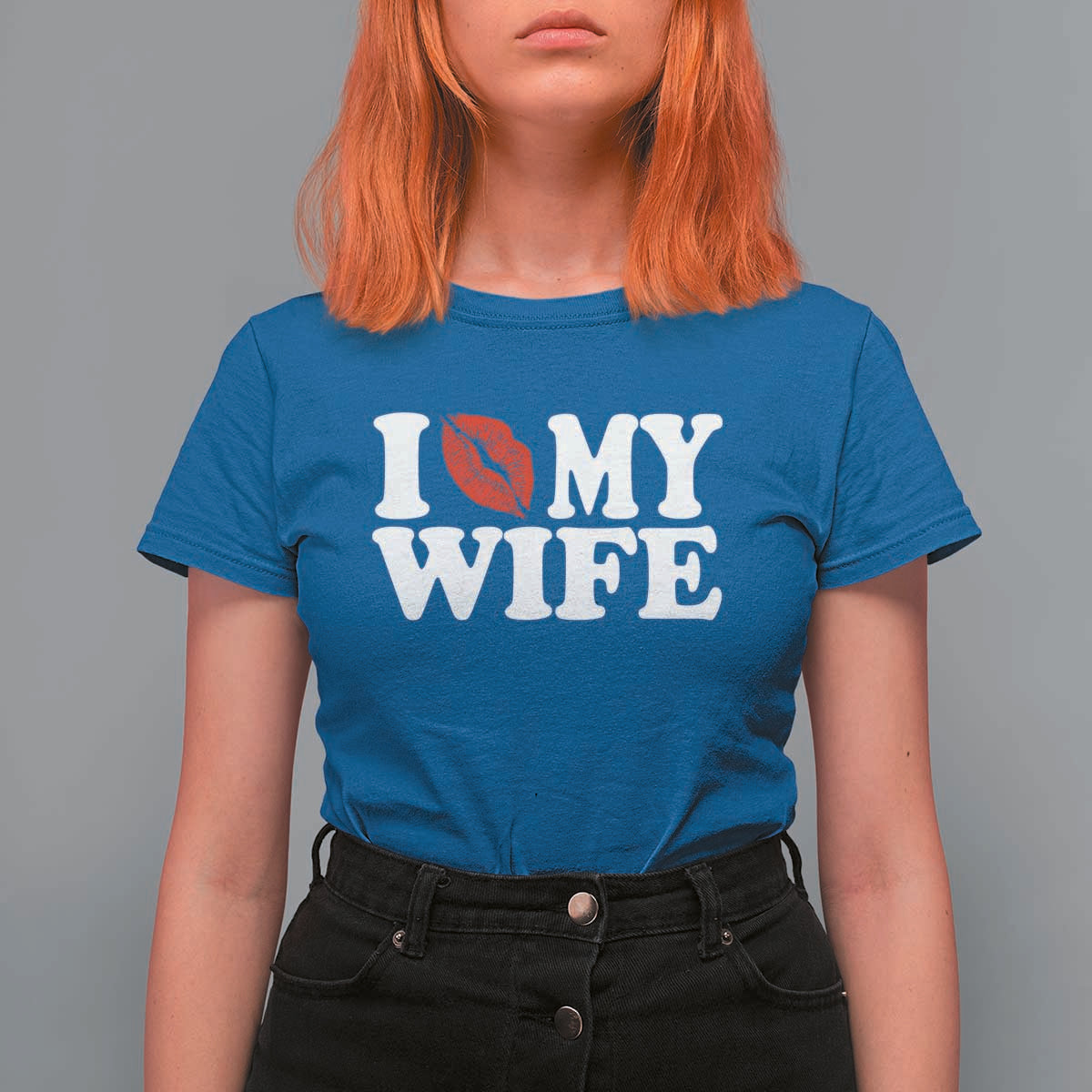 Funny Marriage Gift T Shirt For Women I Love My Wife