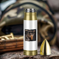 Funny Pitbull Drinking Coffee Bullet Tumbler Dog Meme Caffeine Graphic