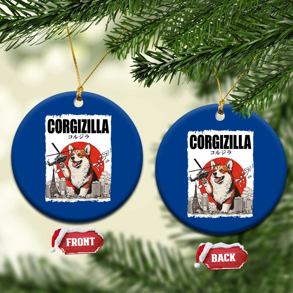 Corgizilla Giant Ceramic Ornament Funny Corgi Monster Roaring Tokyo Japan