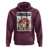 Corgizilla Giant Hoodie Funny Corgi Monster Roaring Tokyo Japan
