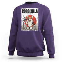 Corgizilla Giant Sweatshirt Funny Corgi Monster Roaring Tokyo Japan