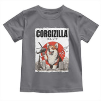 Corgizilla Giant Toddler T Shirt Funny Corgi Monster Roaring Tokyo Japan