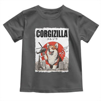 Corgizilla Giant Toddler T Shirt Funny Corgi Monster Roaring Tokyo Japan