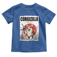 Corgizilla Giant Toddler T Shirt Funny Corgi Monster Roaring Tokyo Japan