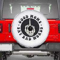 Funny Skeleton Mom Quote Spare Tire Cover Good Moms Say Bad Words