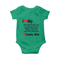 Funny Trophy Wife Quote Baby Onesie Loving Gorgeous Smart Wife Appreciation Gift