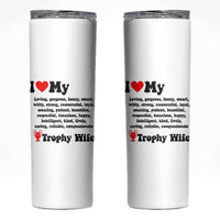 Funny Trophy Wife Quote Skinny Tumbler Loving Gorgeous Smart Wife Appreciation Gift