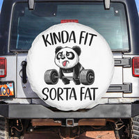 Funny Gym Panda Lover Spare Tire Cover Kinda Fit Sorta Fat