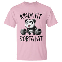 Funny Gym Panda Lover T Shirt Kinda Fit Sorta Fat