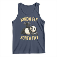Funny Panda Weightlifting Workout Tank Top Kinda Fit Sorta Fat