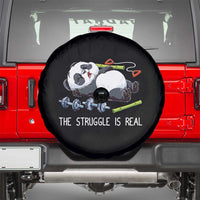Funny Panda Workout Gift Spare Tire Cover The Struggle Is Real