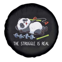 Funny Panda Workout Gift Spare Tire Cover The Struggle Is Real