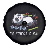 Funny Panda Workout Gift Spare Tire Cover The Struggle Is Real