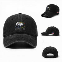 Funny Panda Workout Gift Washed Cotton Baseball Cap The Struggle Is Real