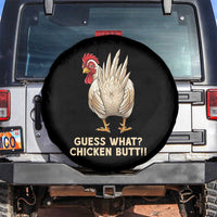 Guess What Chicken Butt Joke Spare Tire Cover Funny Chicken Lover Graphic