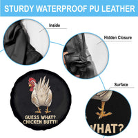 Guess What Chicken Butt Joke Spare Tire Cover Funny Chicken Lover Graphic