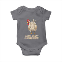 Guess What Chicken Butt Joke Baby Onesie Funny Chicken Lover Graphic