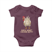 Guess What Chicken Butt Joke Baby Onesie Funny Chicken Lover Graphic