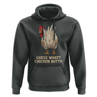 Guess What Chicken Butt Joke Hoodie Funny Chicken Lover Graphic